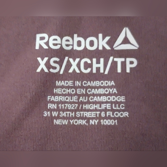 Reebok Straight High Rise Pants (XS) - Picture 3 of 4